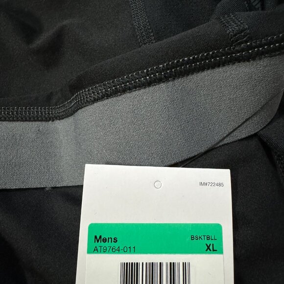 Nike Pro NBA Team Issue Compression 3/4 Tights Black White Men AT9764-011 - Picture 10 of 11